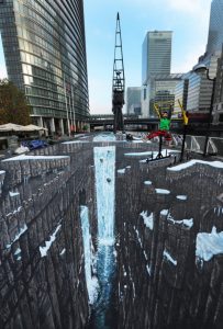 Рекорд Гиннесса по самому большому уличному 3D-рисунку в мире