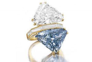 Кольцо с голубым бриллиантом от Bulgari, $15,7 миллионов