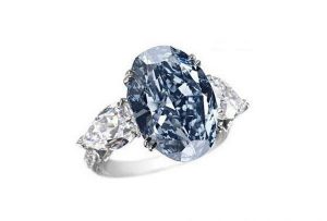 Кольцо с голубым бриллиантом от Chopard, $16,26 миллионов