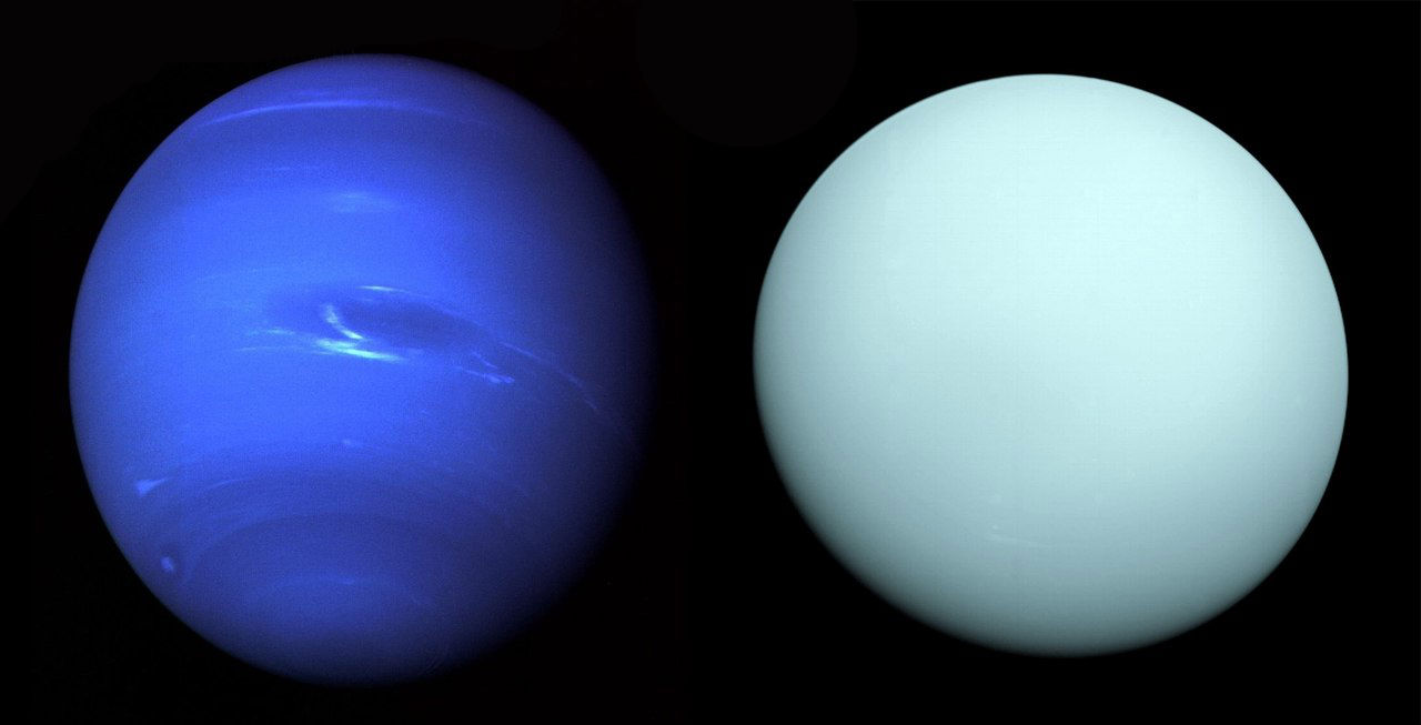 Уран и Нептун
