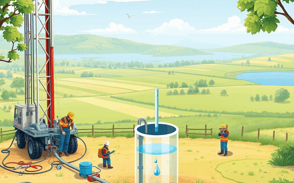 Бурение скважин: Ваш ключ к независимому источнику воды под ногами