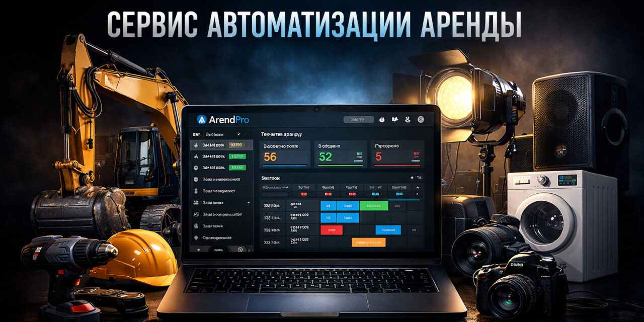 ArendPro — SaaS-сервис для автоматизации аренды оборудования и проката