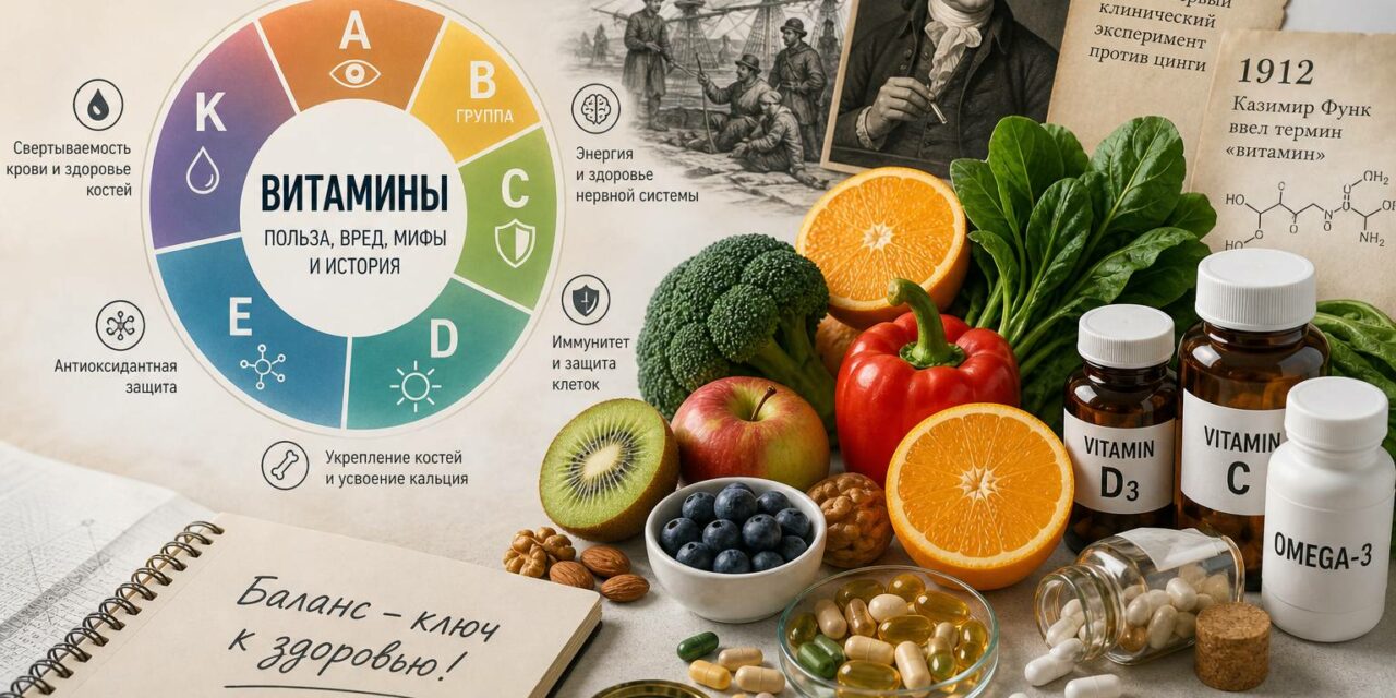 Вся правда о витаминах: как они спасают здоровье и когда становятся опасны